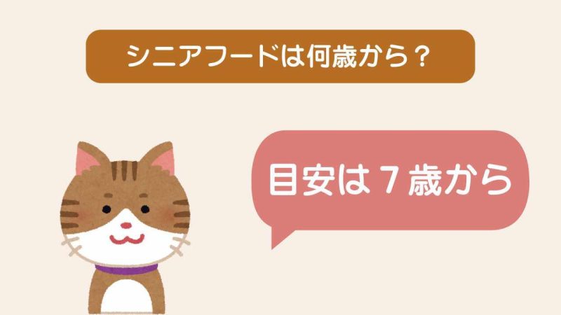 シニア猫用キャットフード